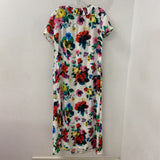 LOVE MOSCHINO WOMEN'S DRESS white pink yellow 10