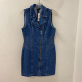 BEBE WOMEN'S DRESS blue 8