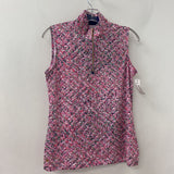 ep WOMEN'S ACTIVE TOP pink white green M
