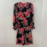 halston WOMEN'S DRESS black pink 6