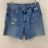 LEVI WOMEN'S SHORTS blue 31
