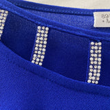 89th + MADISON WOMEN'S TOP royal blue L