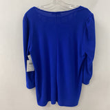89th + MADISON WOMEN'S TOP royal blue L