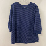 ALIA WOMEN'S T-SHIRT navy silver XL