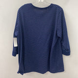 ALIA WOMEN'S T-SHIRT navy silver XL