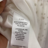 ML Monique Lhuillier WOMEN'S PARTY DRESS white gold silver 8