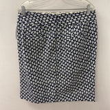Banana Republic WOMEN'S SKIRT navy white geo 14