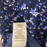 TALBOTS WOMEN'S DRESS blue white floral 16