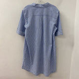KAREN SCOTT WOMEN'S DRESS white blue stripe XL