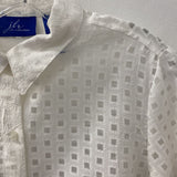 JH WOMEN'S BLOUSE/SHIRT white window paint L