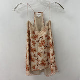CAMI NYC WOMEN'S TANK/CAMI beige red L
