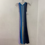 COS WOMEN'S DRESS blue pink beige black XS