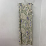 TOMMY BAHAMA WOMEN'S DRESS beige green purple M