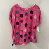 me & gee WOMEN'S TOP pink navy L/XL