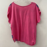 me & gee WOMEN'S TOP pink navy L/XL