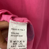 me & gee WOMEN'S TOP pink navy L/XL