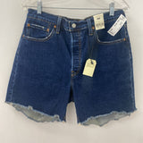 LEVI WOMEN'S SHORTS blue M/32