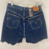 LEVI WOMEN'S SHORTS blue M/32