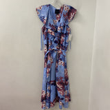 ALEX MARIE WOMEN'S DRESS blue pink 12