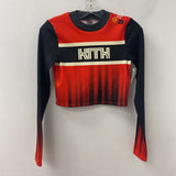 KITH WOMEN'S ACTIVE TOP red black cream S