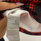 KITH WOMEN'S ACTIVE TOP red black cream S