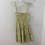 Hill House WOMEN'S DRESS yellow green M