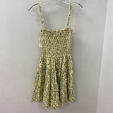 Hill House WOMEN'S DRESS yellow green M