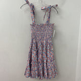 Hill House WOMEN'S DRESS blue coral M