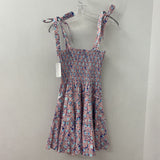 Hill House WOMEN'S DRESS blue coral M
