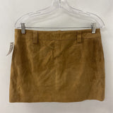 REISS WOMEN'S SKIRT tan gold 10