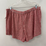 ABERCROMBIE & FITCH WOMEN'S SHORTS red white XL