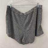 ABERCROMBIE & FITCH WOMEN'S SHORTS black white XL