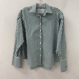 t line WOMEN'S BLOUSE/SHIRT green white S-M