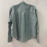 t line WOMEN'S BLOUSE/SHIRT green white S-M