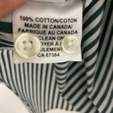 t line WOMEN'S BLOUSE/SHIRT green white S-M