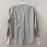 t line WOMEN'S BLOUSE/SHIRT grey white S-M