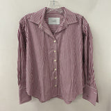 t line WOMEN'S BLOUSE/SHIRT merlot white S-M