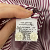 t line WOMEN'S BLOUSE/SHIRT merlot white S-M