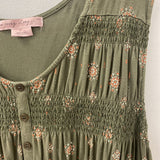 IN EVERY STORY WOMEN'S PLUS TOP olive orange 2X