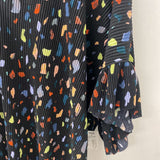 ADDITION ELLE WOMEN'S PLUS TOP black multi 2X
