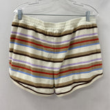 VERONICA BEARD WOMEN'S SHORTS beige cream lilac L