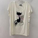 TRICOTTO WOMEN'S T-SHIRT ivory multi XL