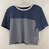 LULULEMON WOMEN'S ACTIVE TOP navy white M