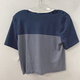 LULULEMON WOMEN'S ACTIVE TOP navy white M