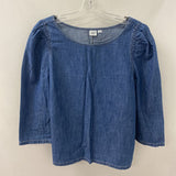 GAP WOMEN'S BLOUSE/SHIRT blue L
