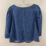 GAP WOMEN'S BLOUSE/SHIRT blue L