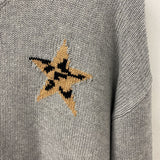 RAILS WOMEN'S SWEATER grey black tan M