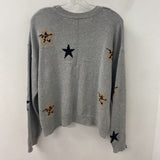 RAILS WOMEN'S SWEATER grey black tan M