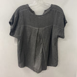 M made in italy WOMEN'S TOP grey XS