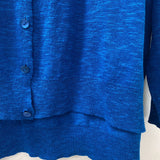 EILEEN FISHER WOMEN'S CARDIGAN blue L
